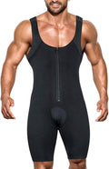 Men’s Snatche'd Luxe compression body shaper, seamless shapewear for a slimming fit, shown on a male model.